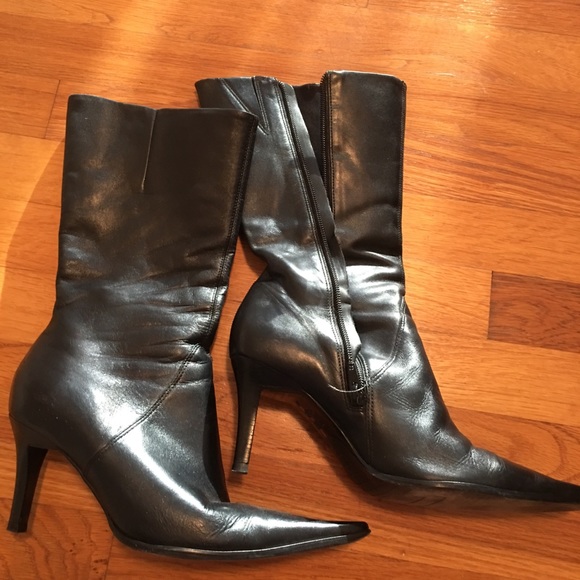 Black leather upper - Picture 2 of 6